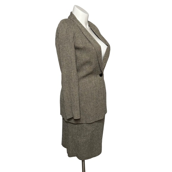 Dana Buchman Tweed Blazer + Skirt Set | Vintage Co-ord - Picture 4 of 7